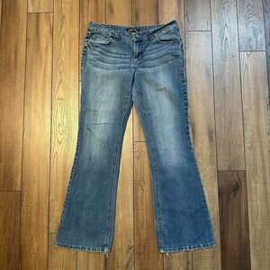 Y2K l.e.i. Low‎ rise bootcut flare jeans size 11